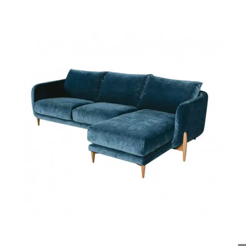 Kobe LHF Chaise Unit with Large Back Cushions